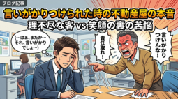 言いがかりつけられたときの不動産屋の本音