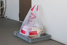 玄関前のトレーのゴミを回収してくれる「ダスト回収サービス」がすごく便利です。